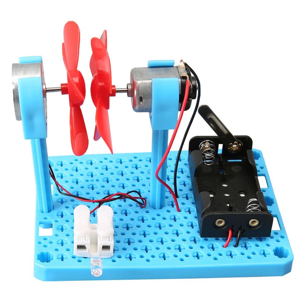 Kit de experimentos científicos: gerador de energia eólica DIY para crianças