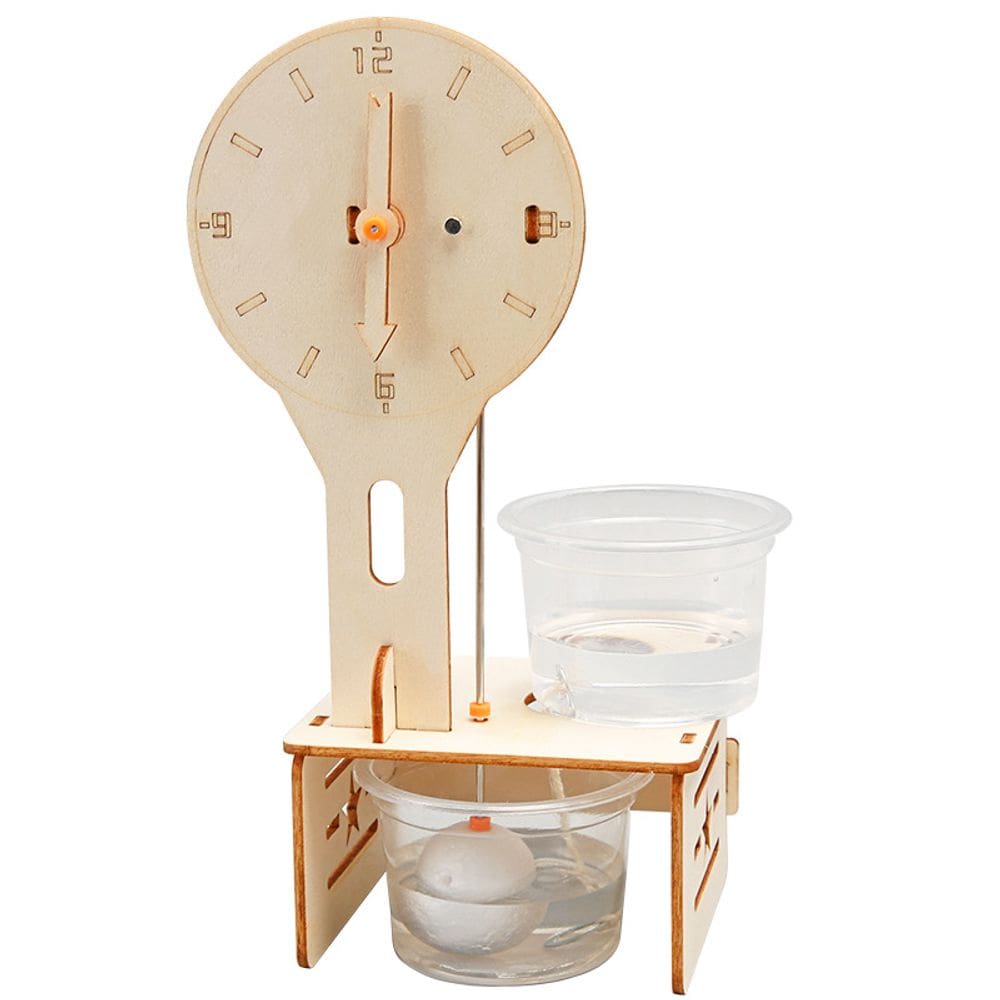 Science Experiment DIY Wooden Water Drip Clock Kids 8+