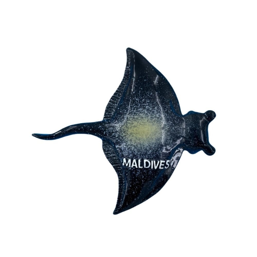 Imã de geladeira Maldives 3D Manta Ray Ocean Fish Resin 1000g