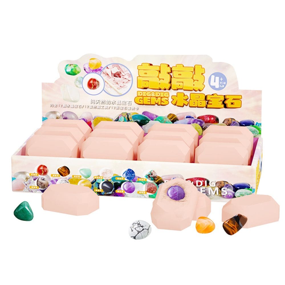 Gemstone Dig Kit Science Escavation Adventure para crianças