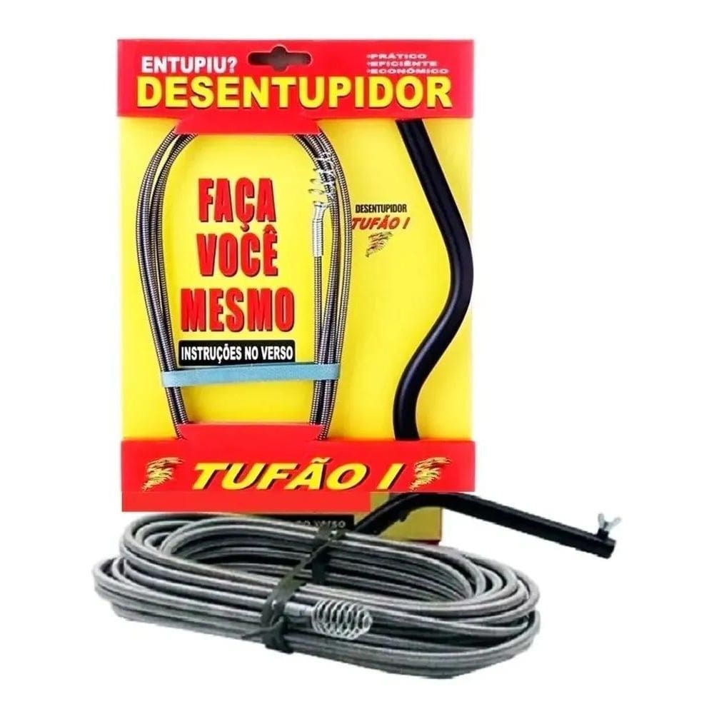 3X Desentupidor De Pia Overtime Para Pia Esgoto E Ralo Tufão