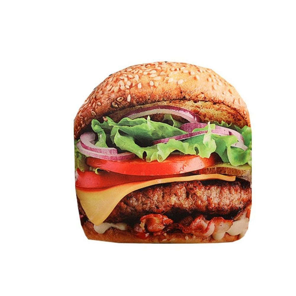 Boneca de pelúcia Cartoon Burger de 45 cm - Recheada macia