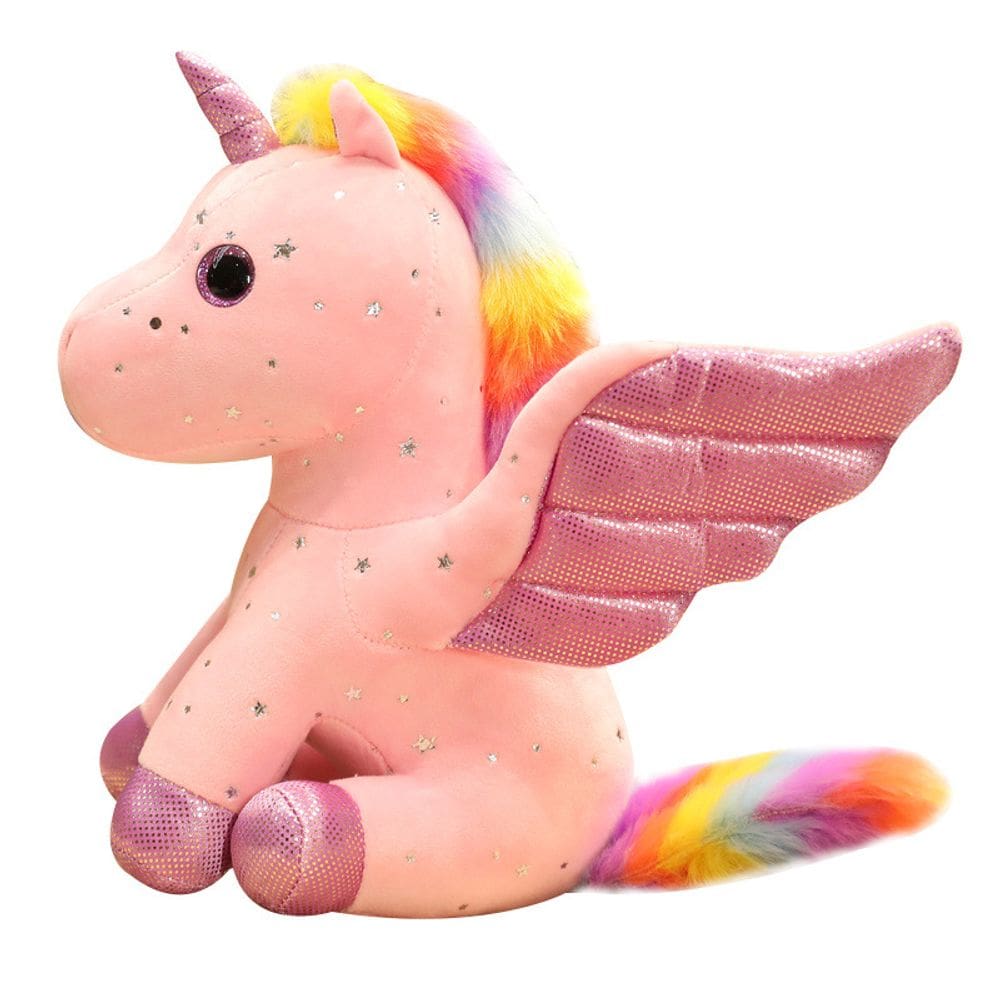 Boneca de pelúcia Cartoon Unicorn 22 cm Soft Stuffed Fantasy P