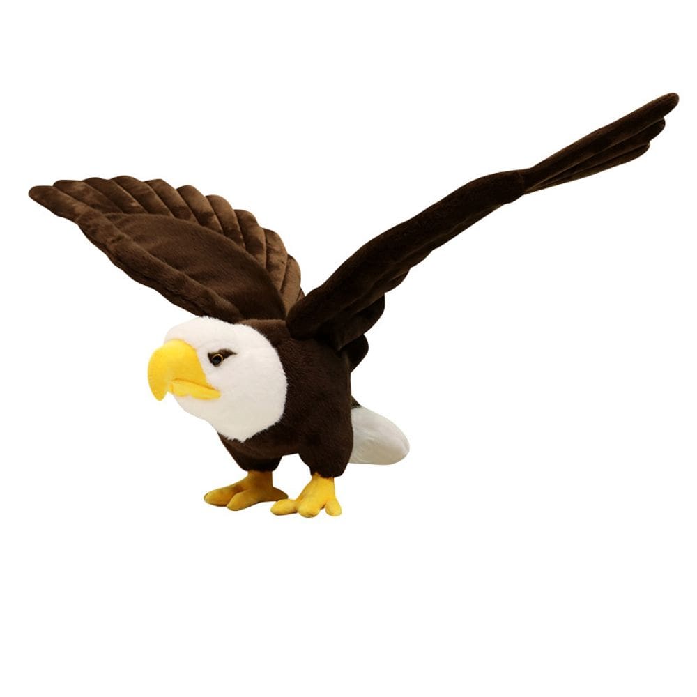 Brinquedo de pelúcia Bald Eagle Doll Stuffed Cartoon Bird 60cm