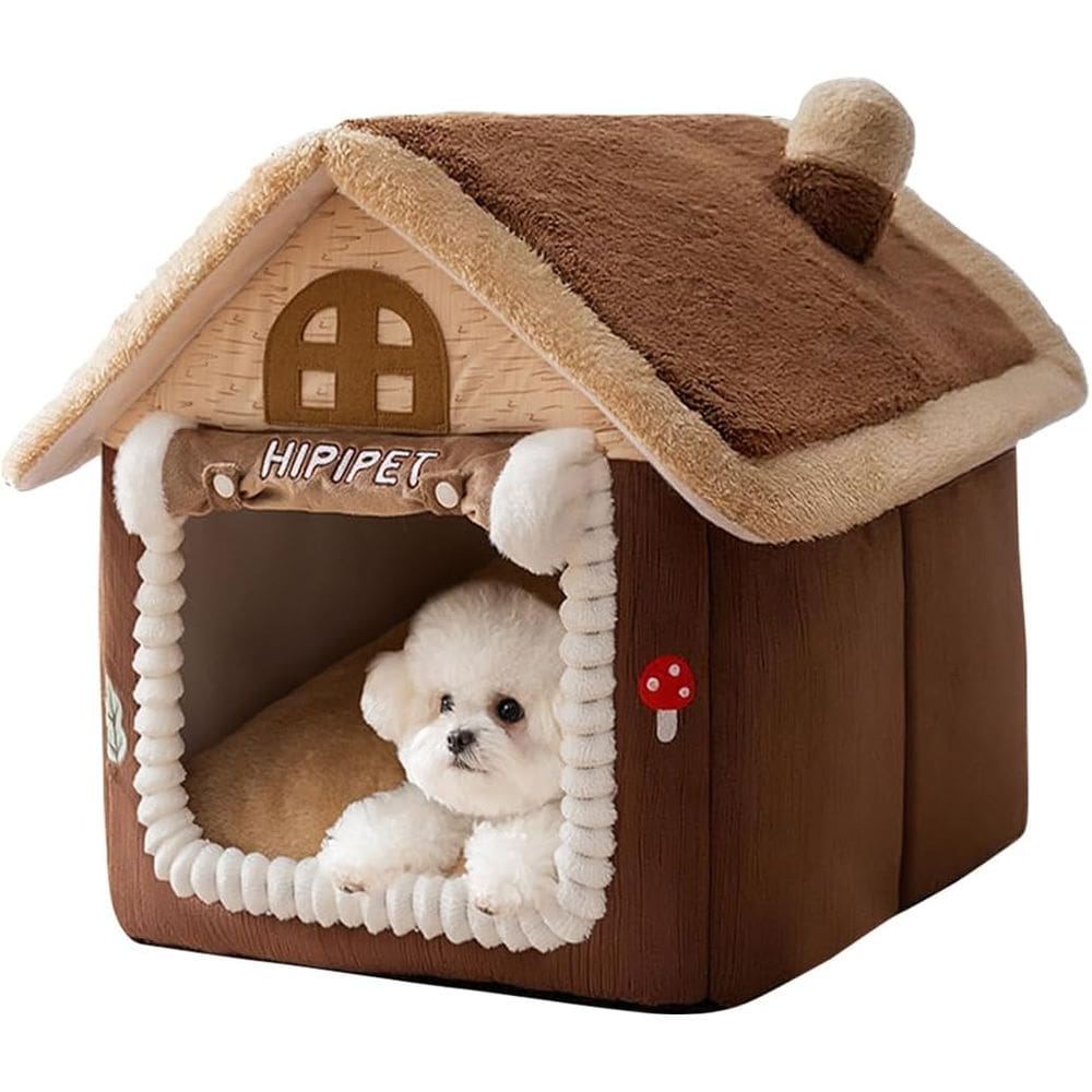 Pet House Cute Warm com almofada removível para animais de estimação pequenos