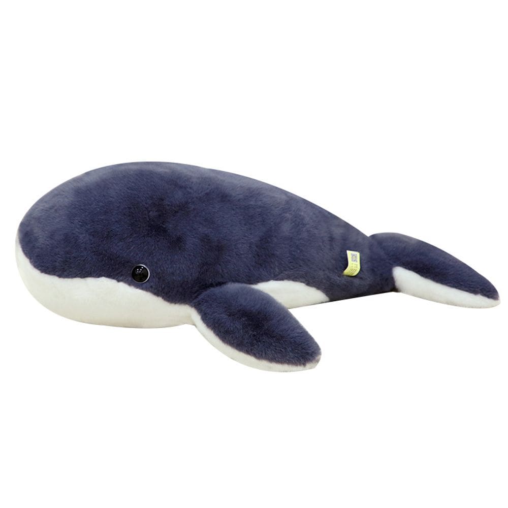 Brinquedo de pelúcia, desenho animado, baleia azul, 50 cm, bicho de pelúcia macio