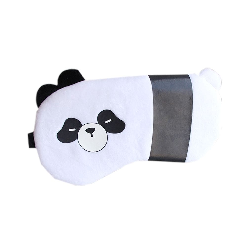 Máscara de dormir Máscara de olhos de pelúcia Cute Panda Design