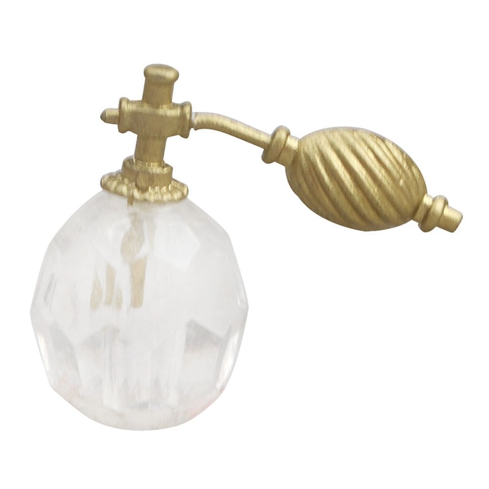 Frasco de perfume Dollhouse Furniture em miniatura de plástico transparente