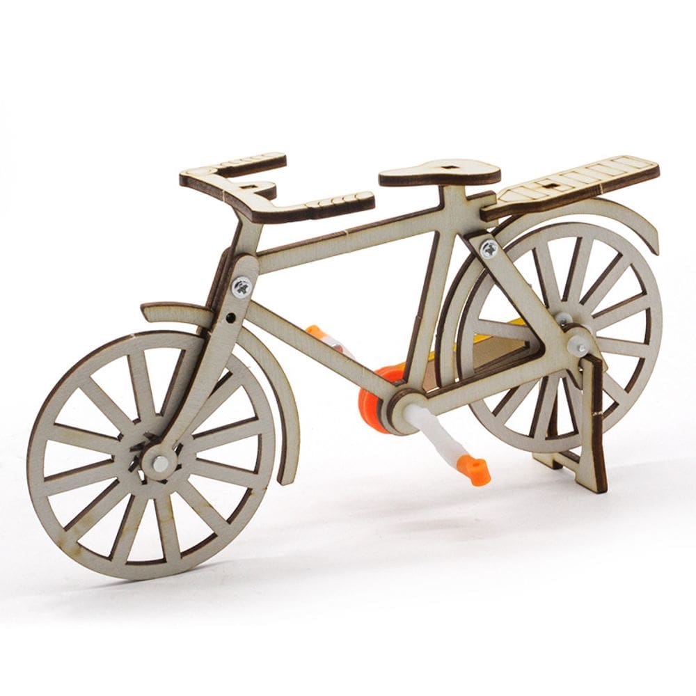 Kit de modelo de bicicleta de madeira STEM Science Experiments 100g
