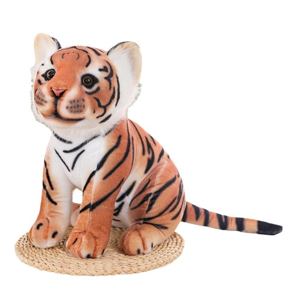 Boneca de pelúcia Realistic Tiger 30 cm, desenho animado de pelúcia