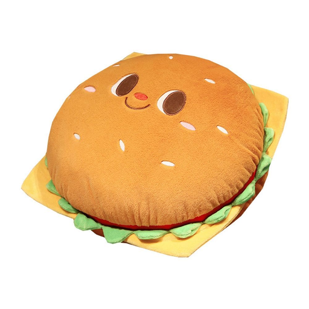 Boneca de pelúcia Cartoon Burger Doll macia de 25 cm