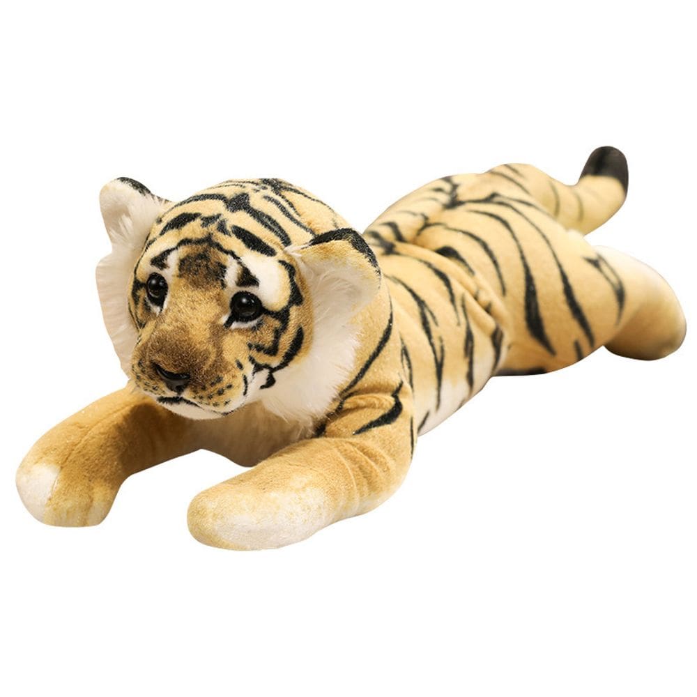 Boneca de pelúcia Realistic Tiger 48 cm, bicho de pelúcia macio