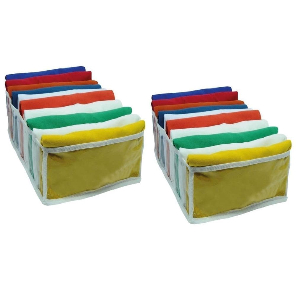 Organizador De Camiseta Guarda Roupa Colmeia Grande 2 Unid