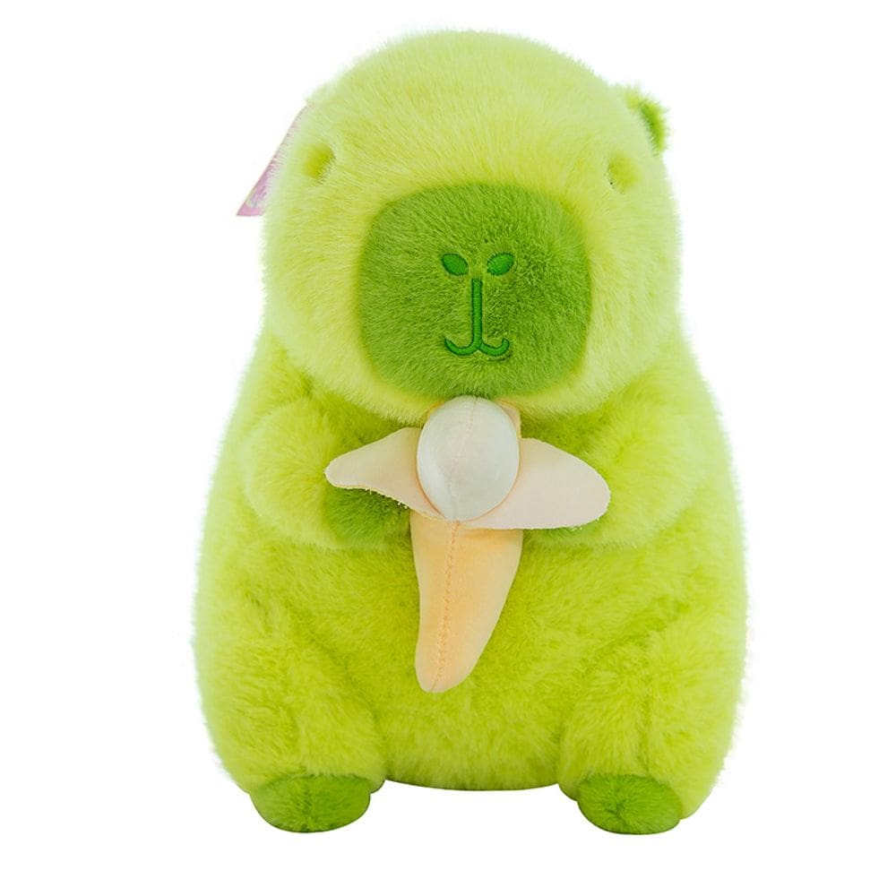 Boneca de pelúcia Cartoon Banana Capybara 35 cm Funny Green Stu