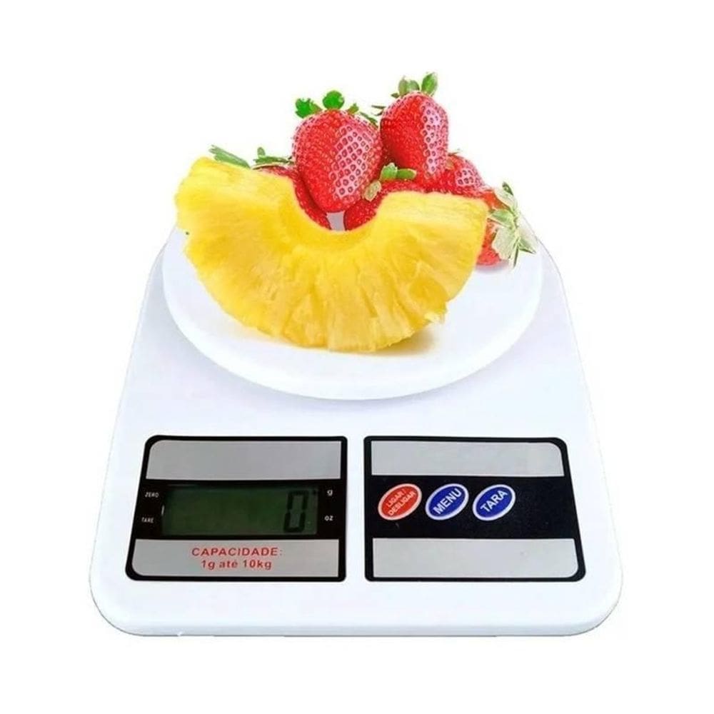 Balança Digital De Precisão Cozinha 10Kg Nutrição E Dieta