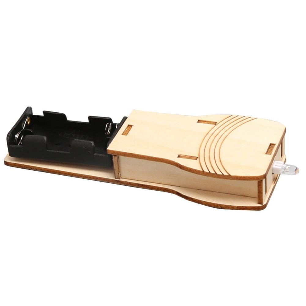 Kit de lanterna DIY de madeira para experiências científicas para crianças