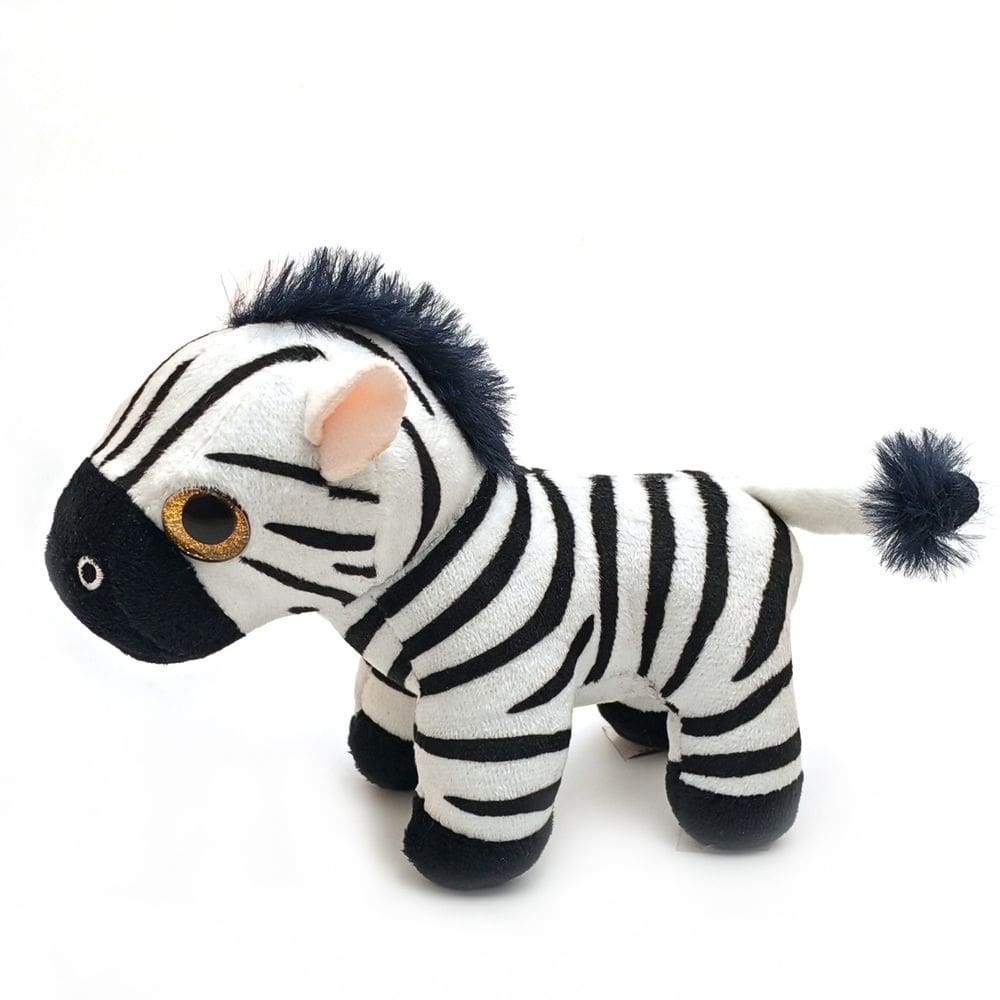 Boneca de pelúcia Zebra Soft Stuffed Cartoon Animal 19 cm