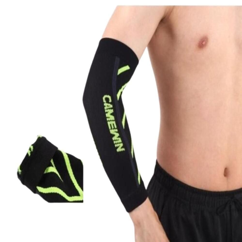 Par Manguito Beach Tennis Basquete Volei Compressao Cotovelo Suor Esporte Desempenho E Protecao Garantida
