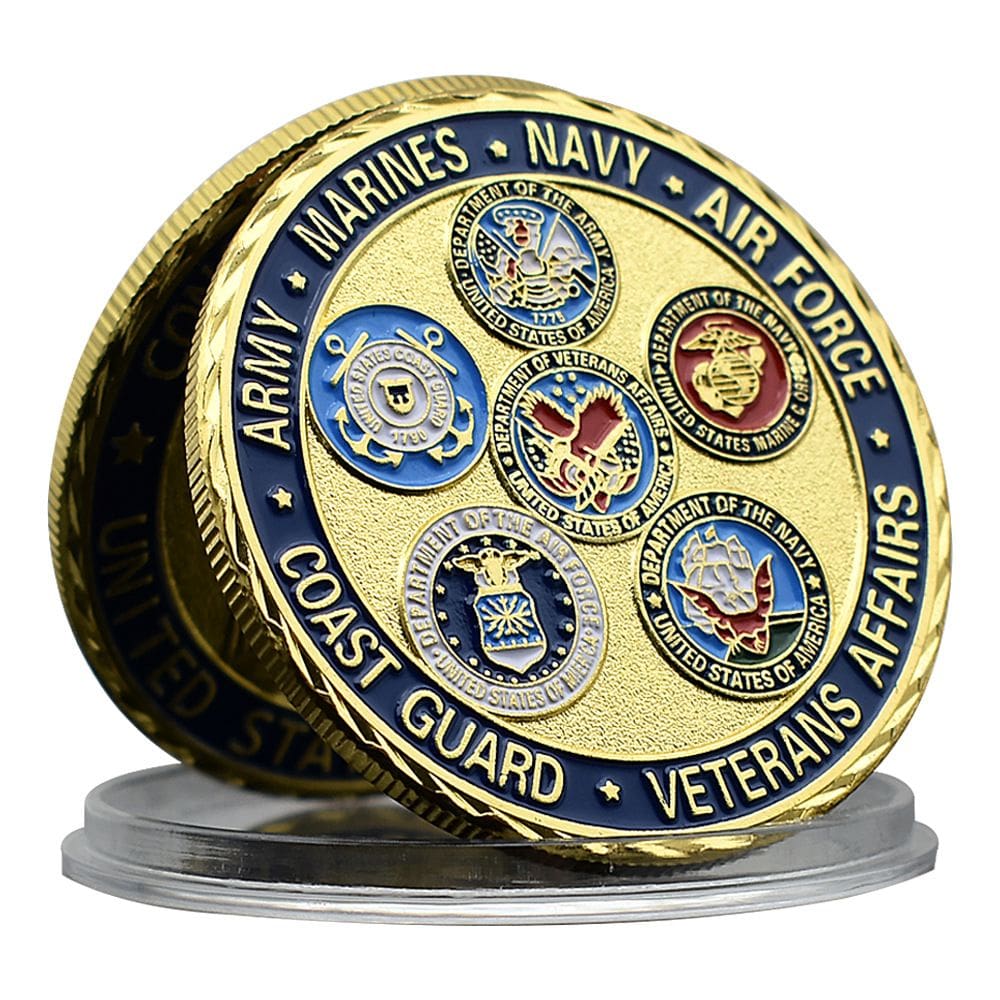 Moeda militar comemorativa dos EUA: Forças Armadas e Veteranos