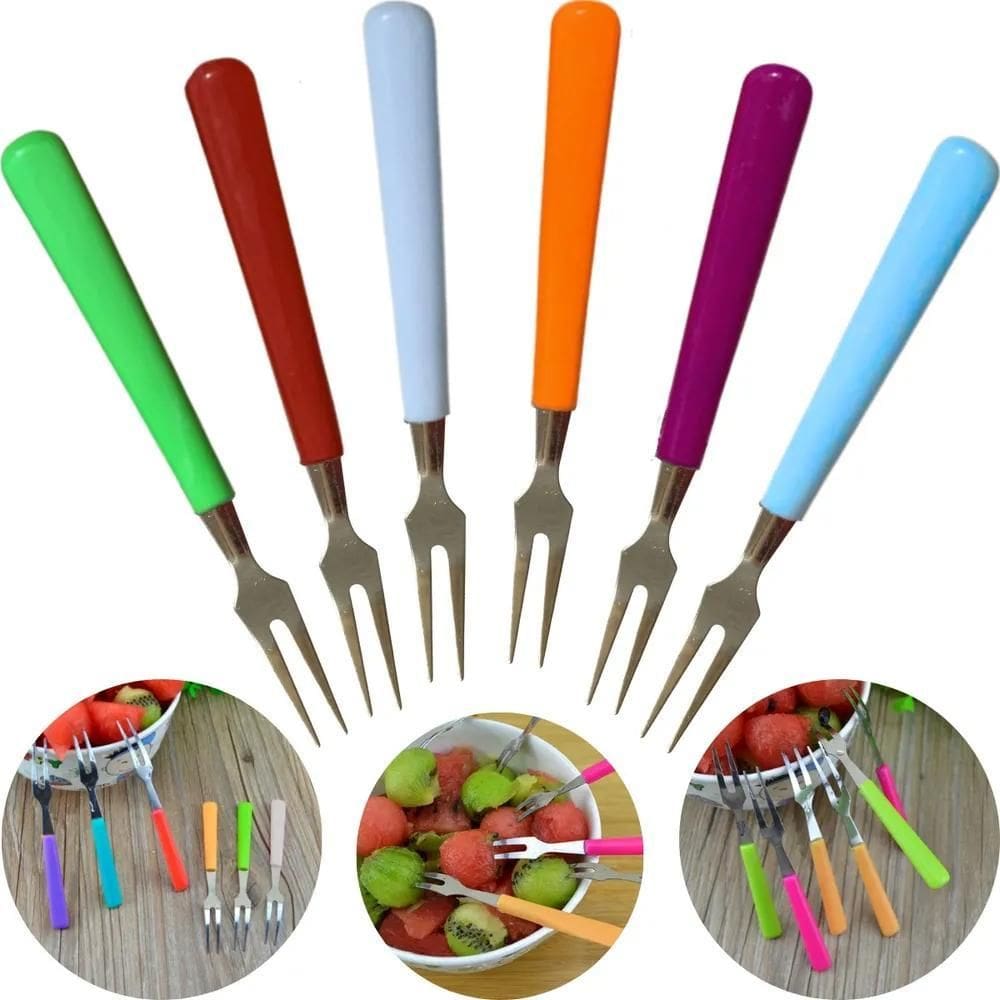 Conjunto De Garfinhos Para Petiscos E Fondue 6 Unidades