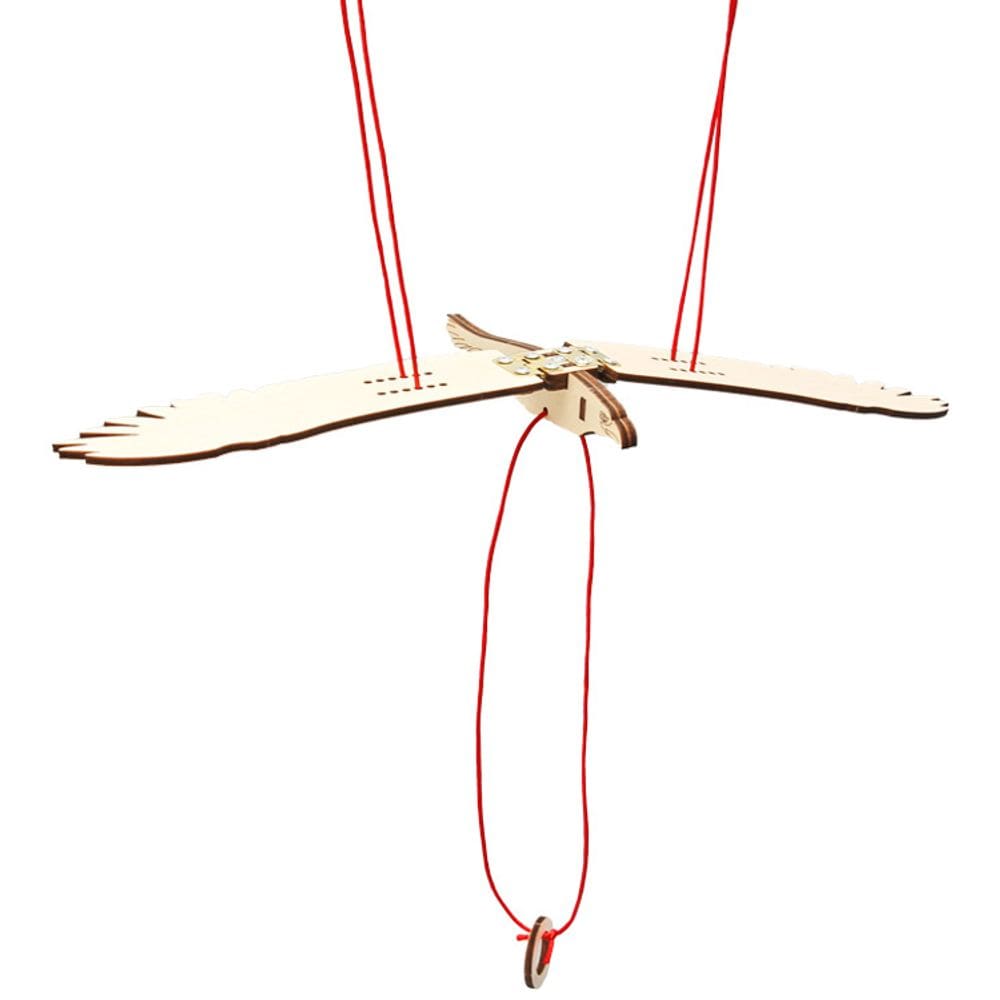 Kit de experimentos científicos Wooden Bird DIY Bionic Flying Bird