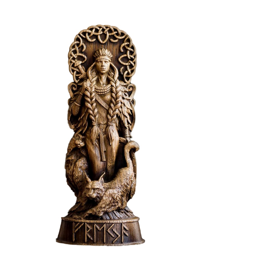 Escultura do deus viking Odin-Loki em resina de 20 cm para fãs de mitologia