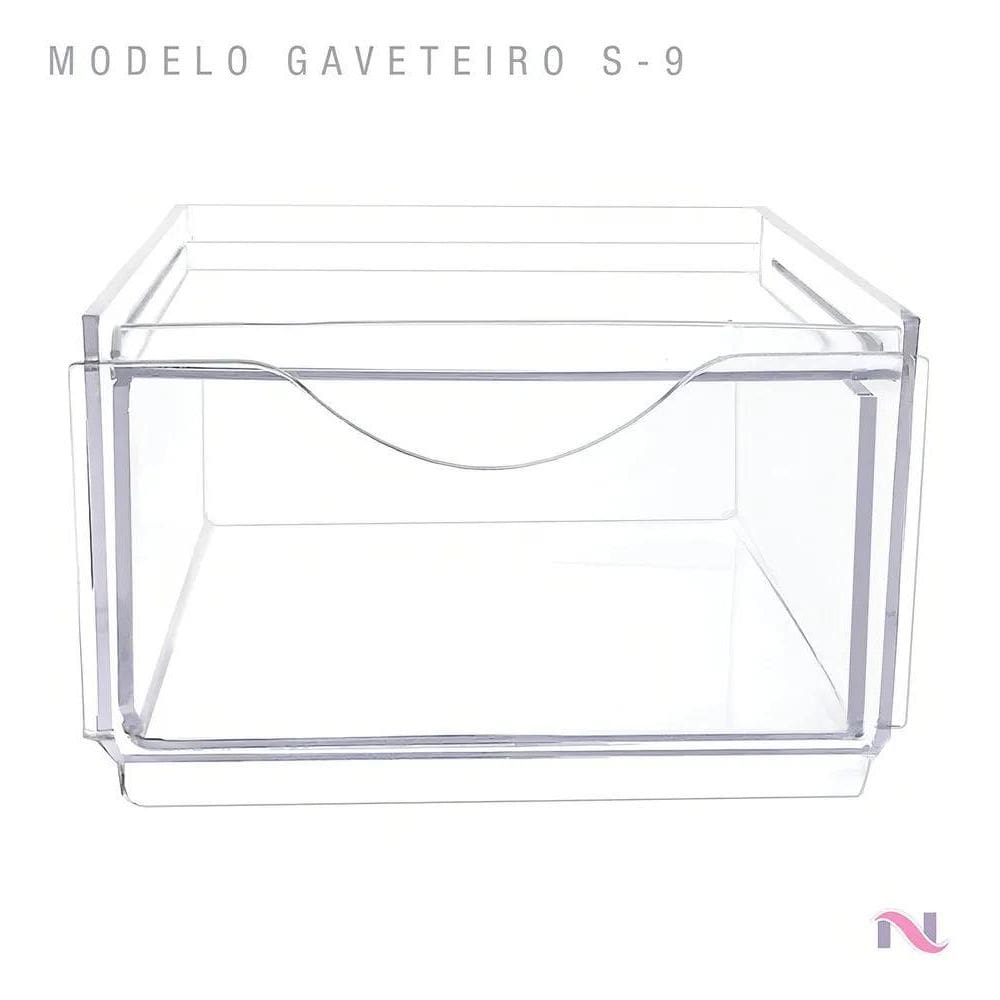 Organizador Gaveteiro Acrílico Transparente Premium