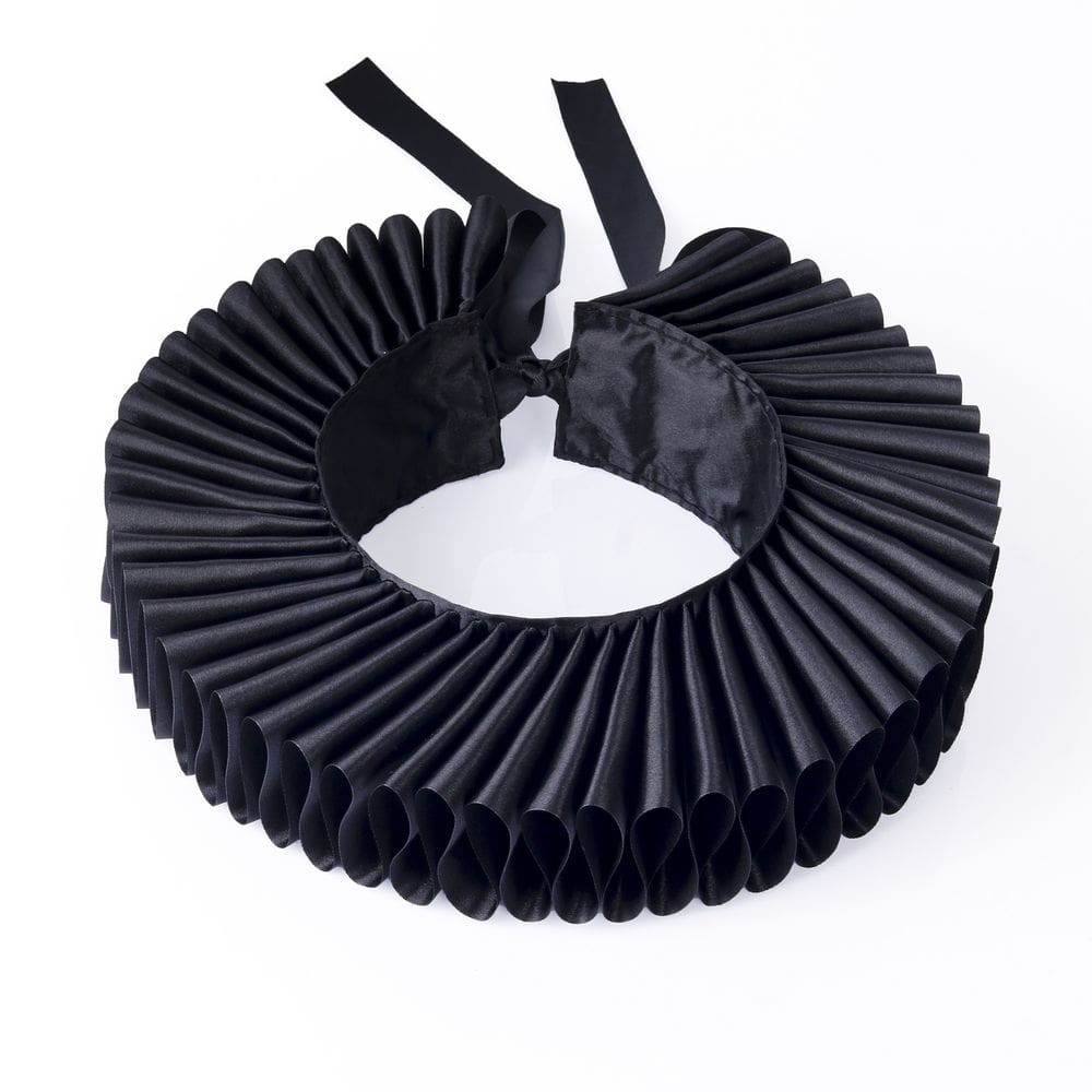 Colarinho falso: coleiras removíveis, estilo gótico vitoriano, preto