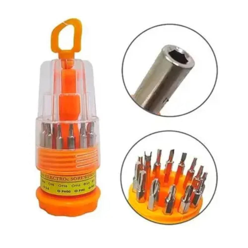Kit Ferramentas 16 Em 1 Multiuso Mini Celular Oculos Jogo Chaves Precisao Fenda Torx Allen Reparo Manutencao