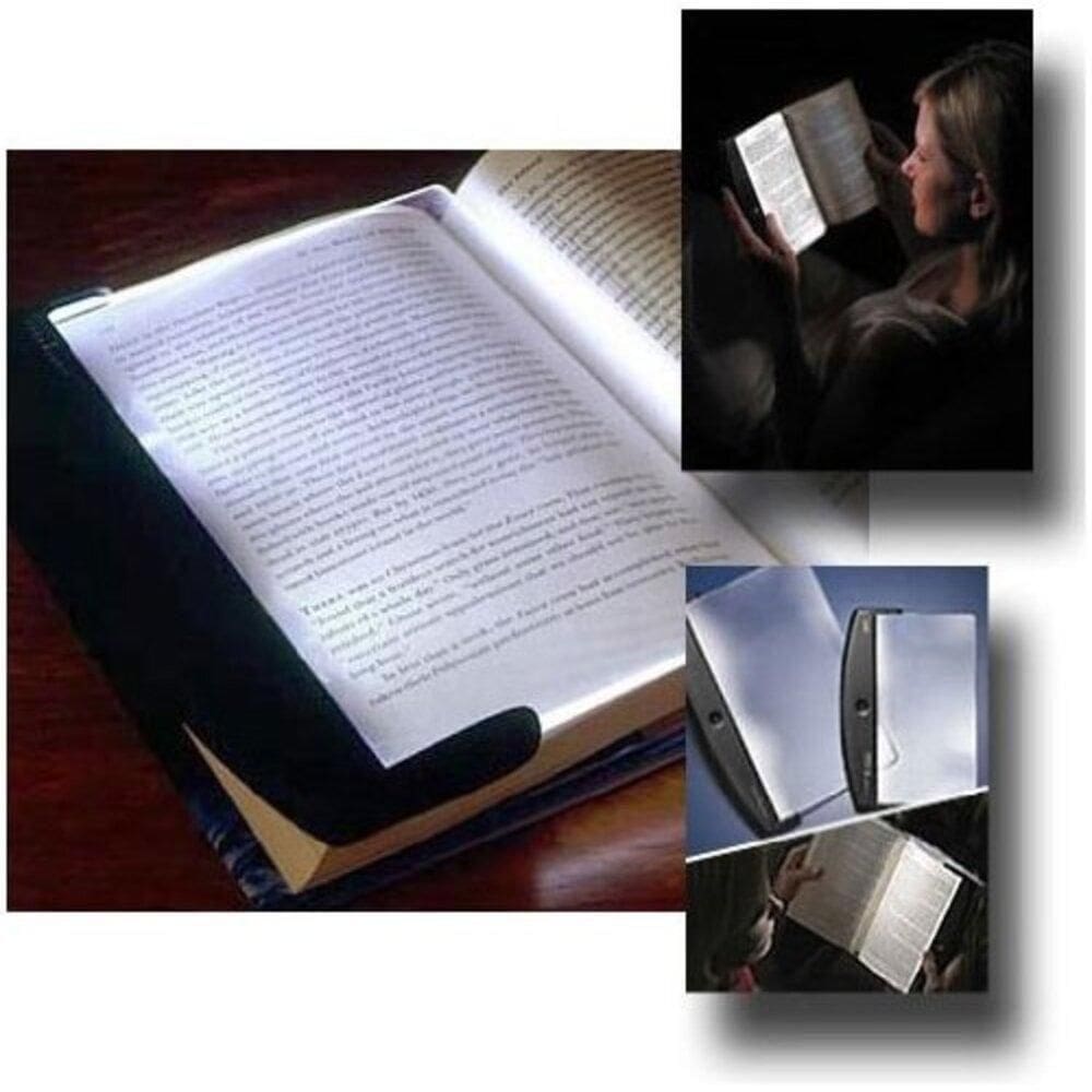 Luminaria Leitura Livro Portatil Luz Led Noturna Documentos Revistas Abajur Cama Sem Fio Light Panel
