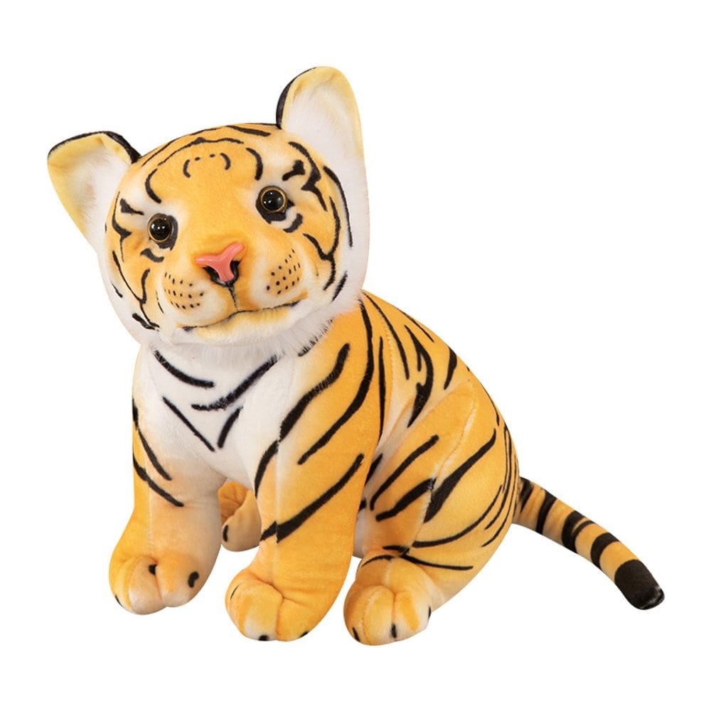 Boneca de pelúcia Realistic Tiger 35 cm, desenho animado de pelúcia