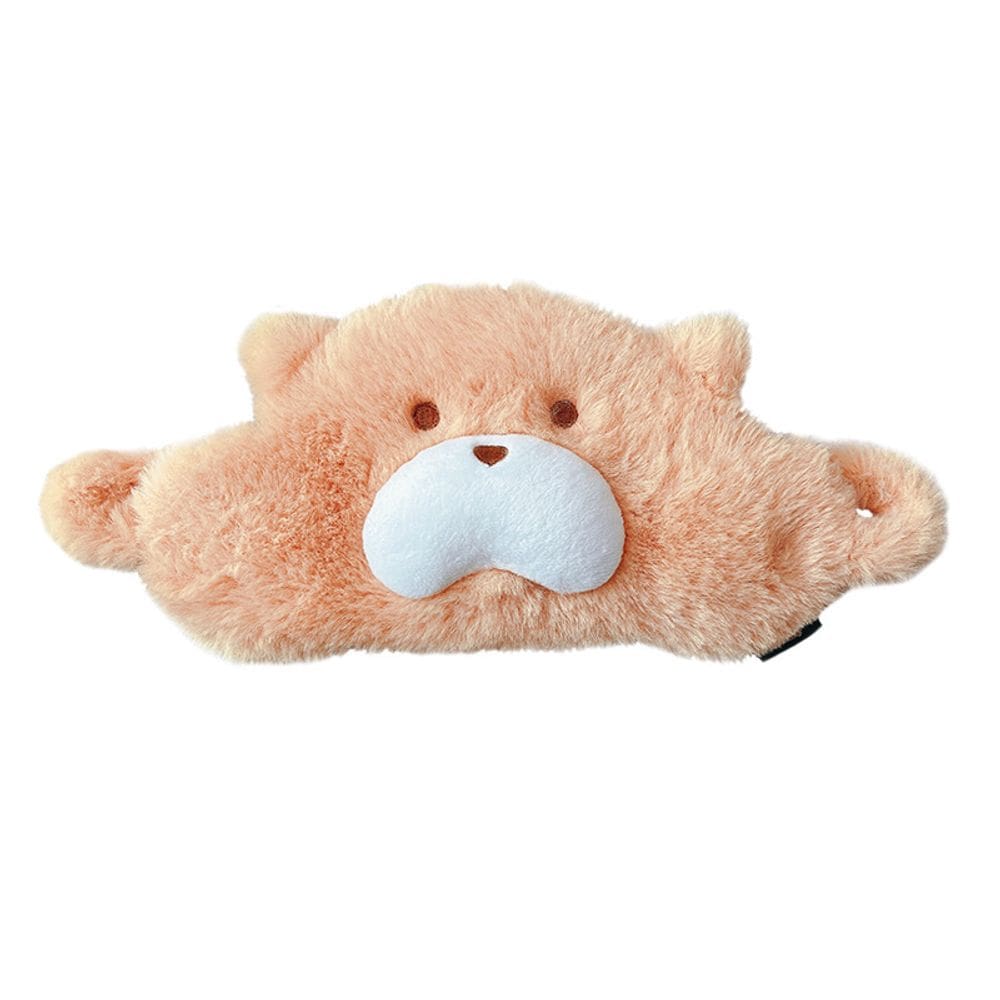 Máscara de dormir Cute Bear Plush Cartoon Máscara de olhos para crianças/adultos