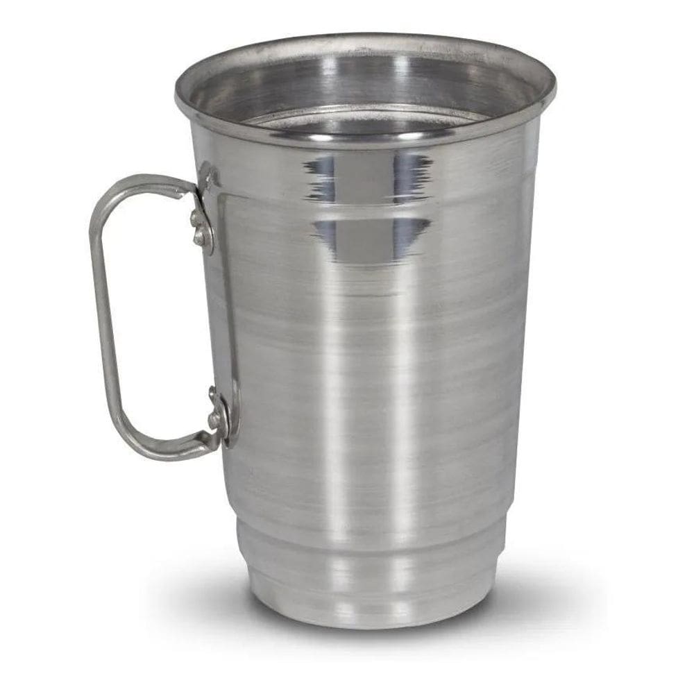 3X Caneca Em Alumínio 650Ml Pintadas