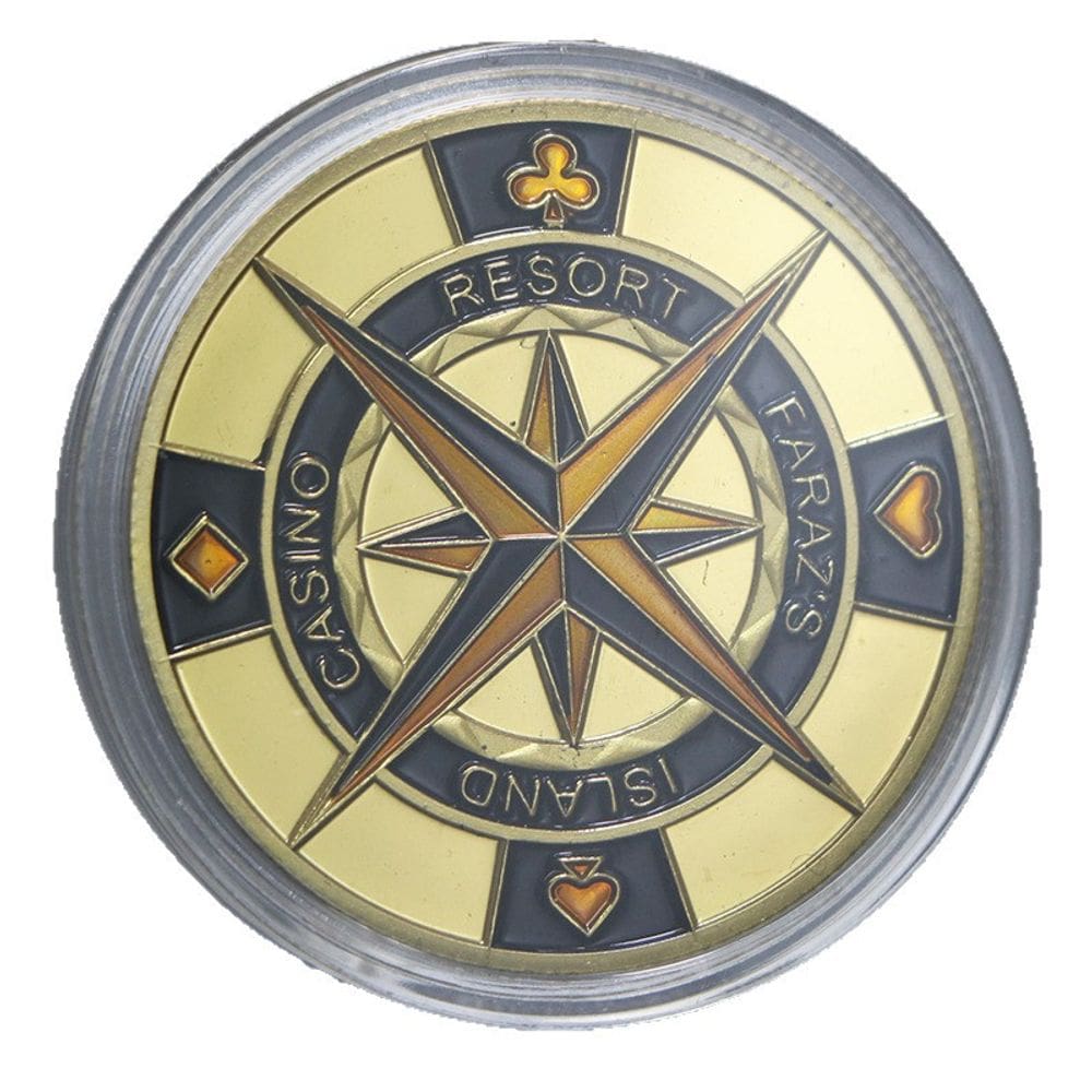Coin Good Luck Poker Clover Design Casino Resort Comemora
