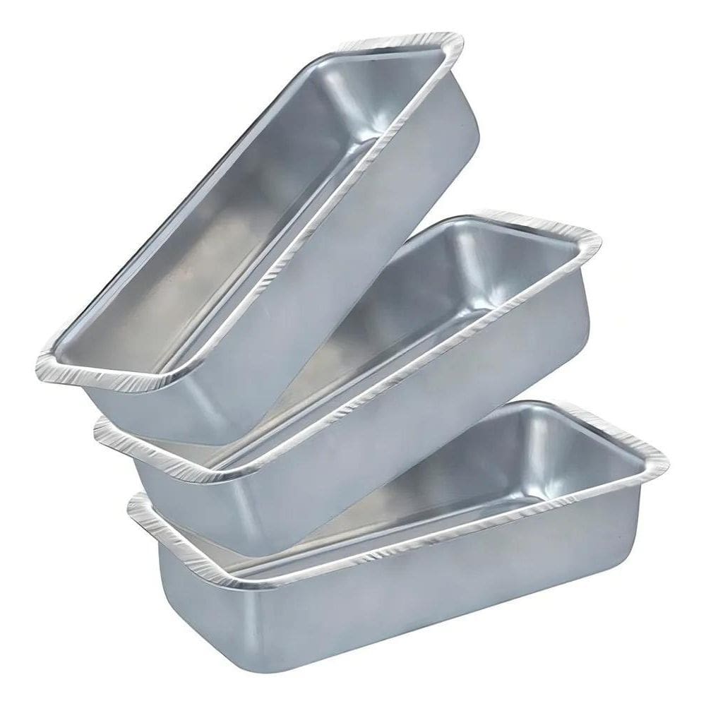 Kit Conjunto De Formas Para Fazer Pão 3 Peças