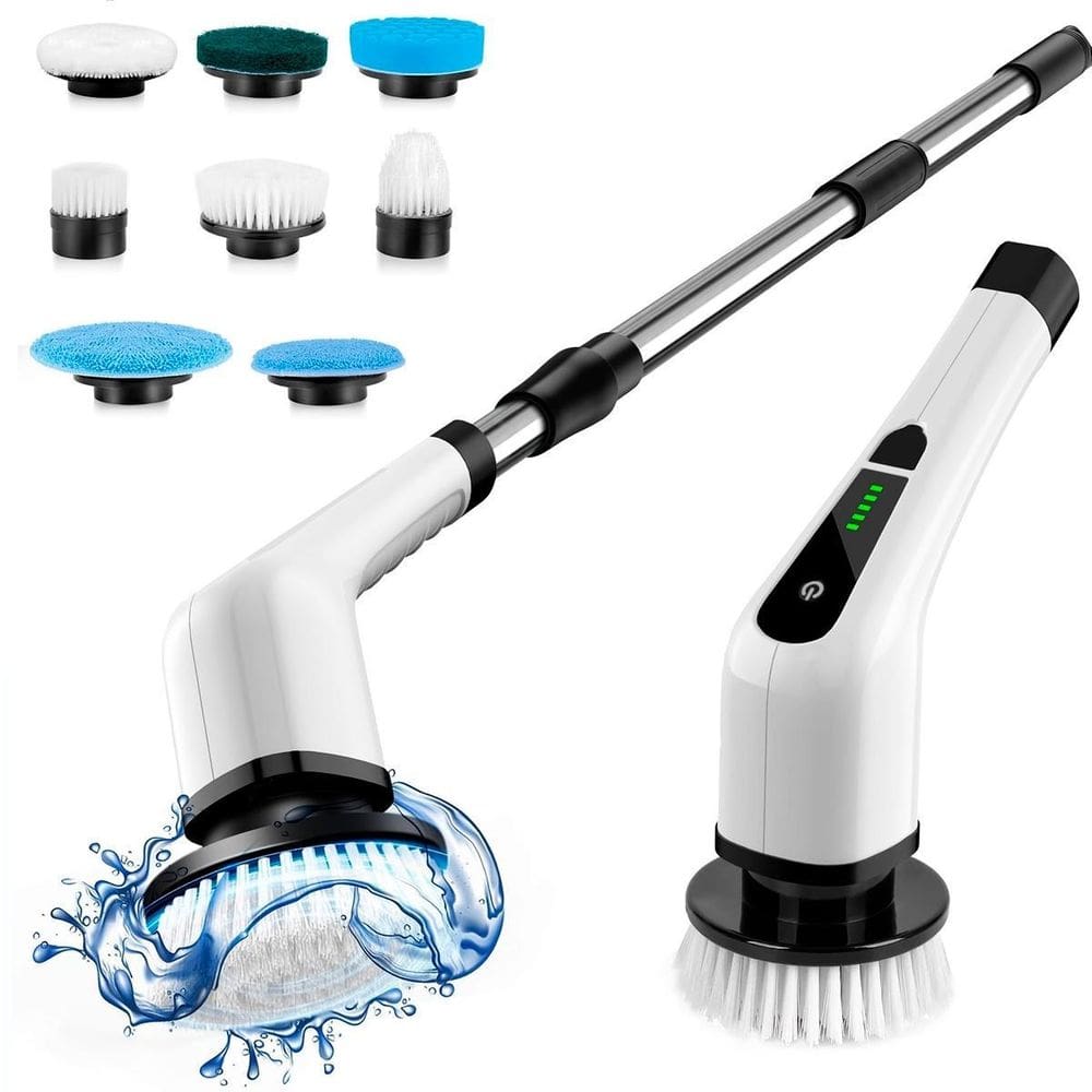 Esfregão Elétrico 360 Recarregável Multiuso Limpeza Cozinha