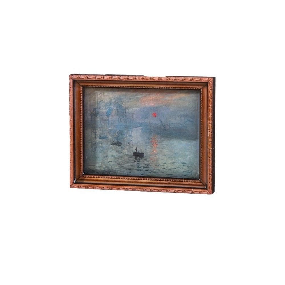 Resina magnética de geladeira Impressionist Sunrise 3D Painted Oil Pa