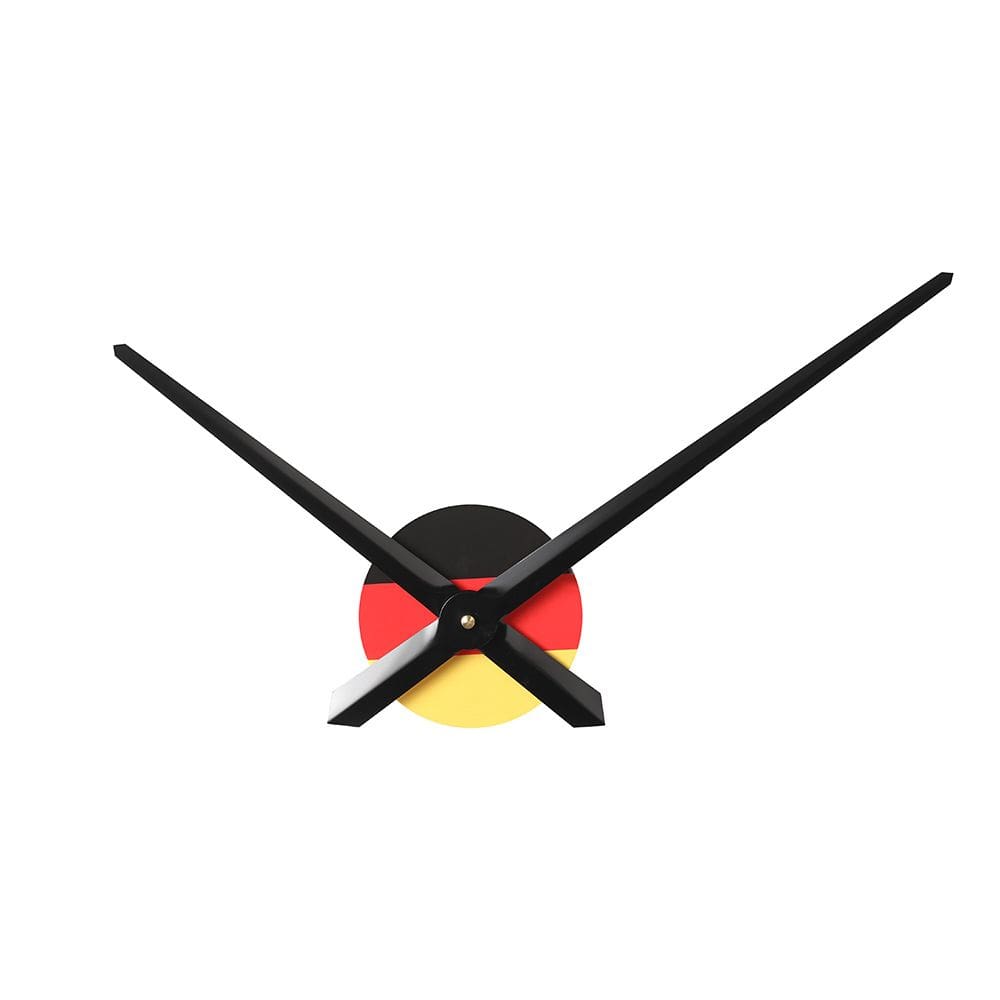 Relógio de parede Creative DIY Non-Ticking Silent UK Flag Design