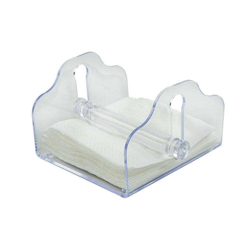 Porta Guardanapo Acrílico Transparente 13,5X11Cm