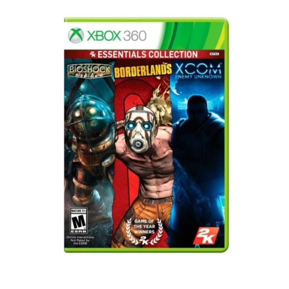 Jogo Essentials Collection Xcom+Boardlands+Bioshock Xbox 360