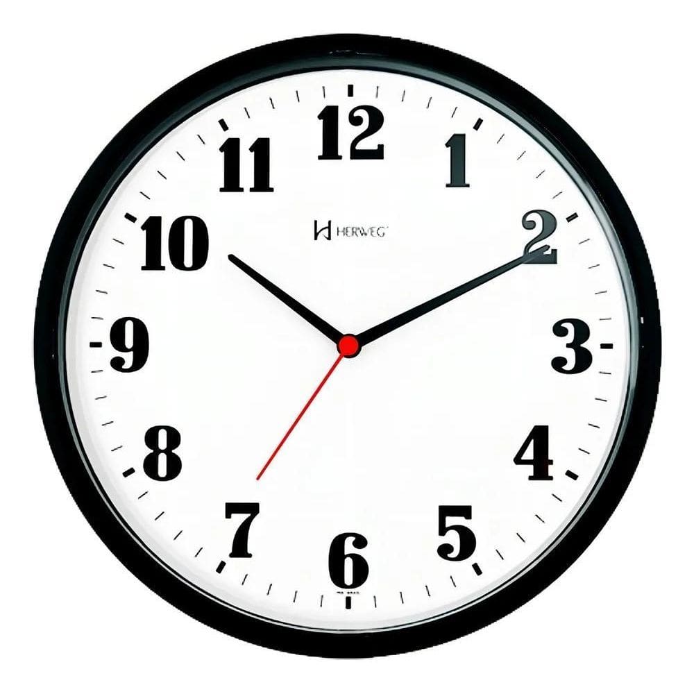 10X Relógio Parede Sala Cozinha Quarto Casa Escritór Herweg