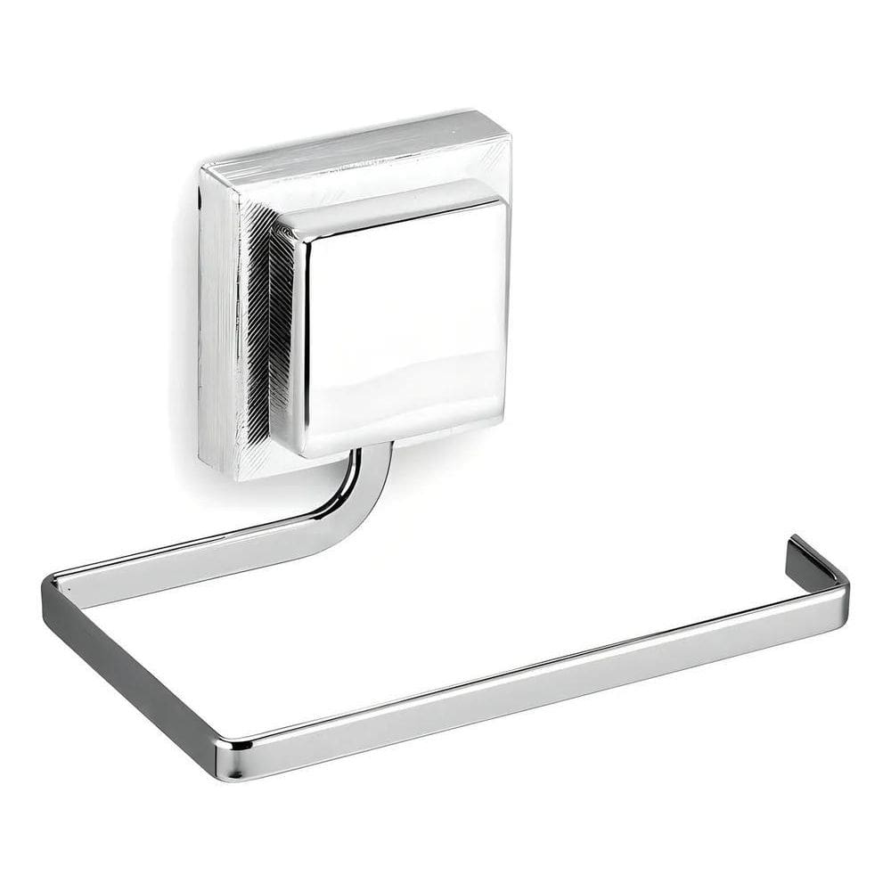 10X Suporte Para Rolo Piatina Cromado Fixação Por Adesivo 1