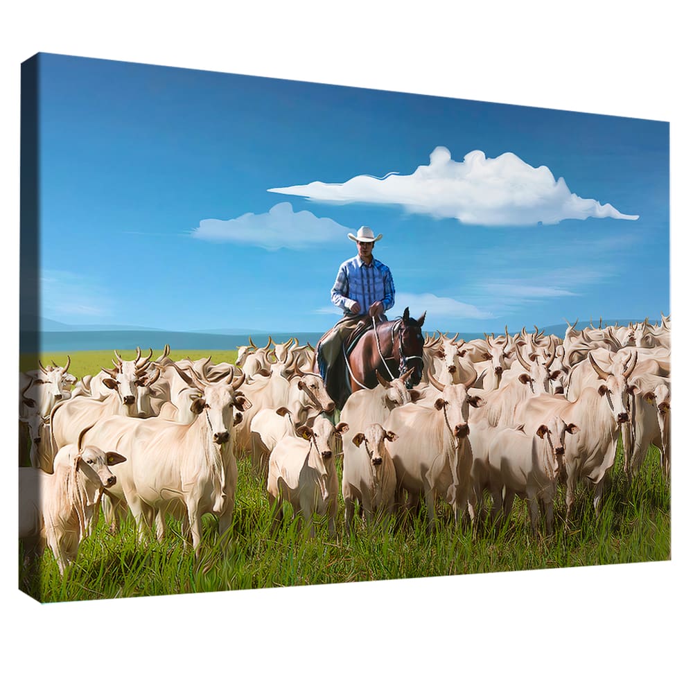 Quadro Decorativo Gado Master