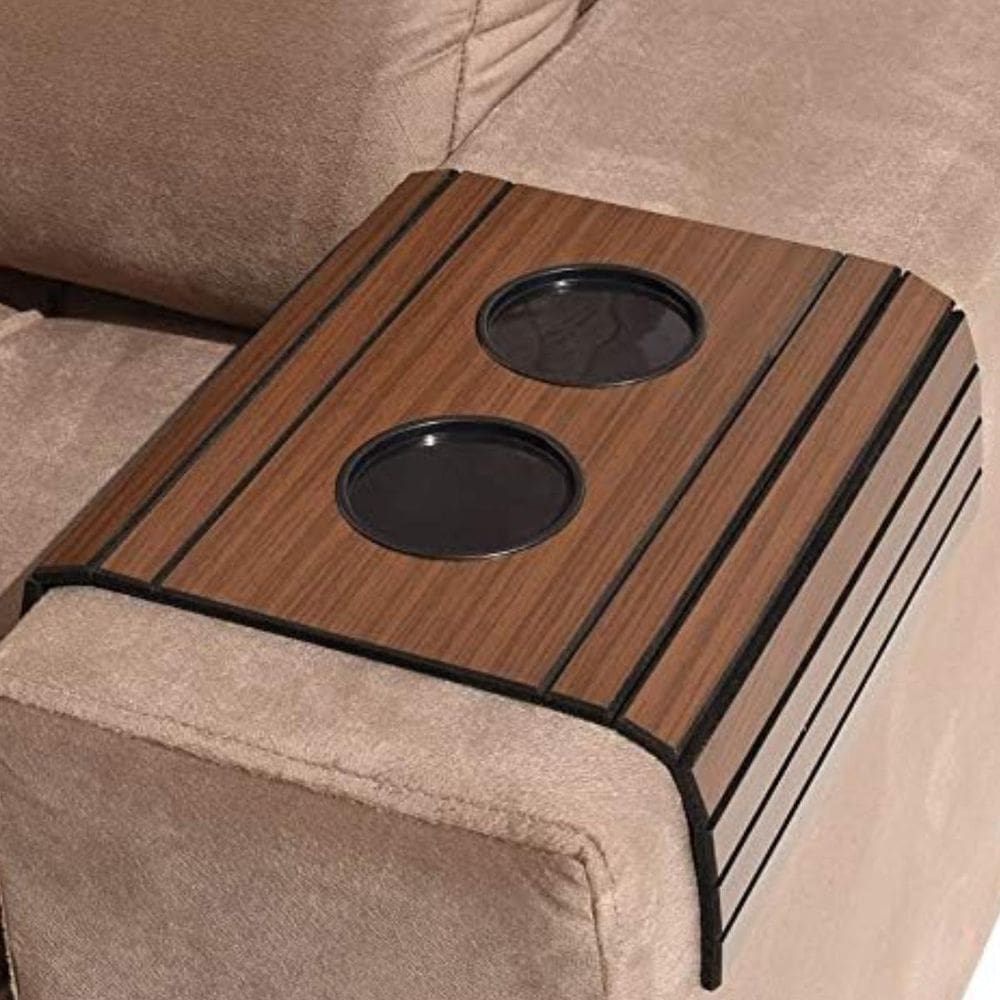 Apoio Para Copos E Controle No Sofá Flexível E Ajustável