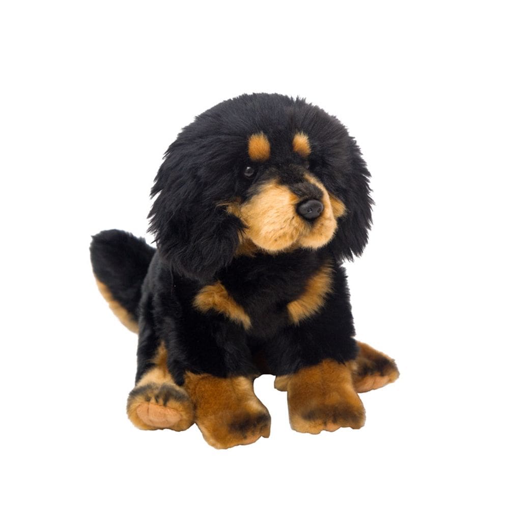 Brinquedo de pelúcia realista para cães Rottweiler 38 cm