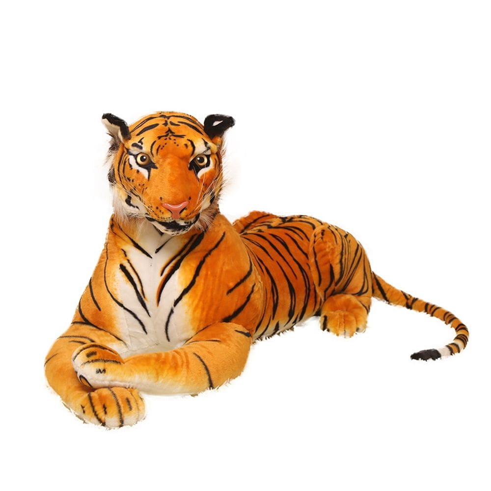 Brinquedo de pelúcia Tiger Realistic 50cm de pelúcia para crianças