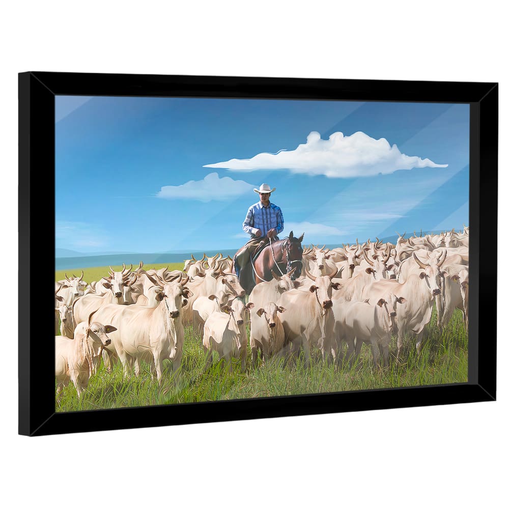 Quadro Decorativo Gado Master