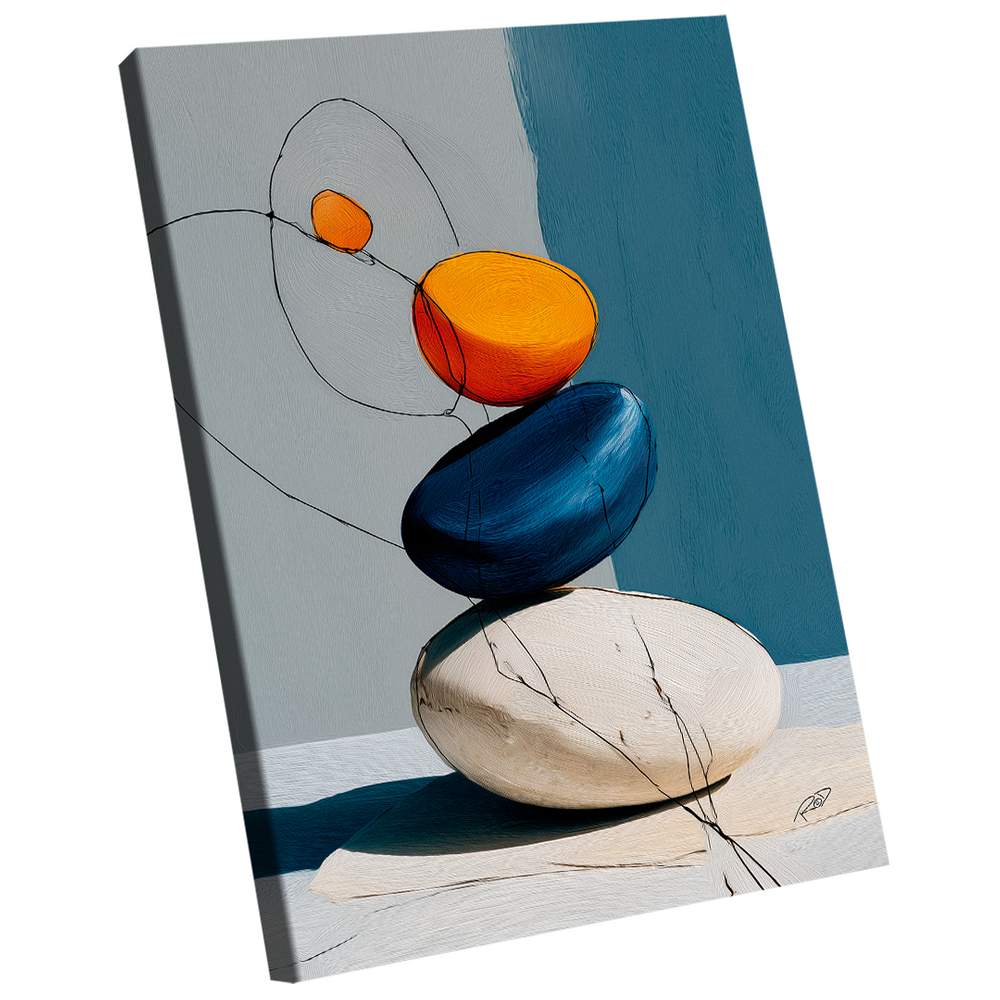 Quadro Decorativo Abstrato Rock