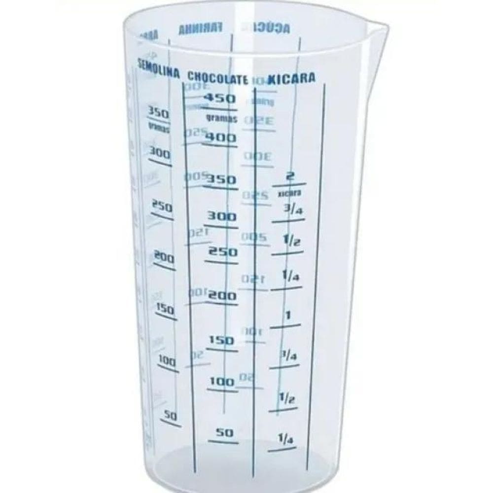 10X Copo Plastico Medidor Dosador Receitas Graduado 500 Ml