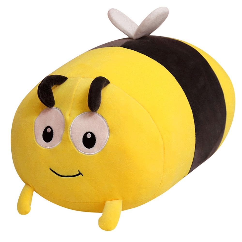 Boneca de brinquedo de pelúcia Cartoon Bee, 40 cm, inseto de pelúcia macio para crianças